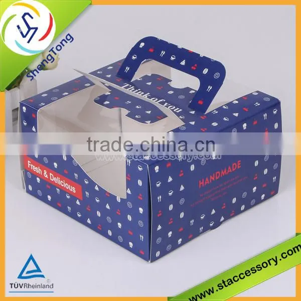 new design high quality paper cake box