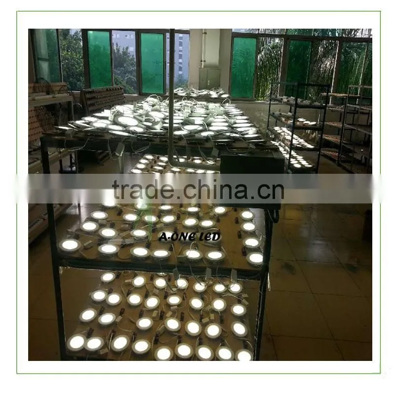 CE, RoHS, SAA round small flat 4w led panel light 3 years warranty