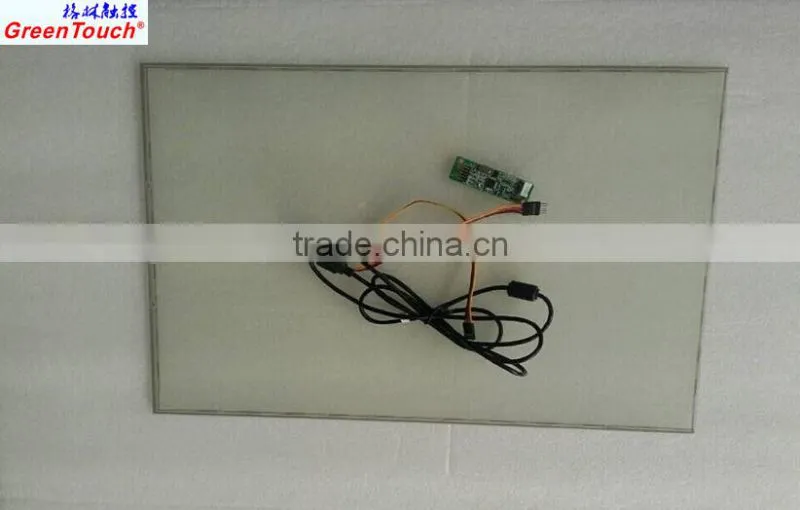 custom-made touch screen,5 wire 4.3inch resistive touch overlay