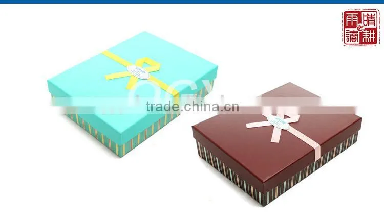 manufacturer custom different types gift packaging box
