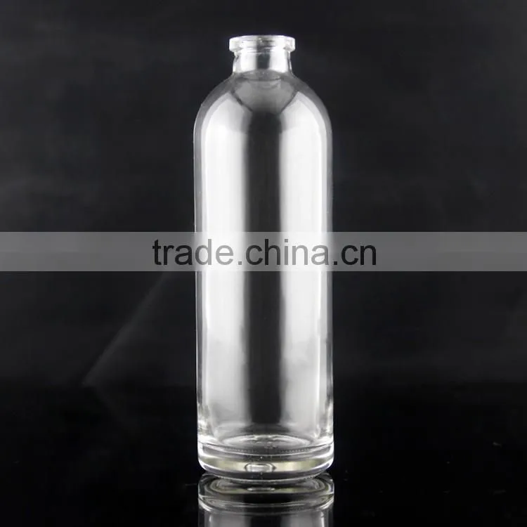 clear lotion glass bottle with golden pump