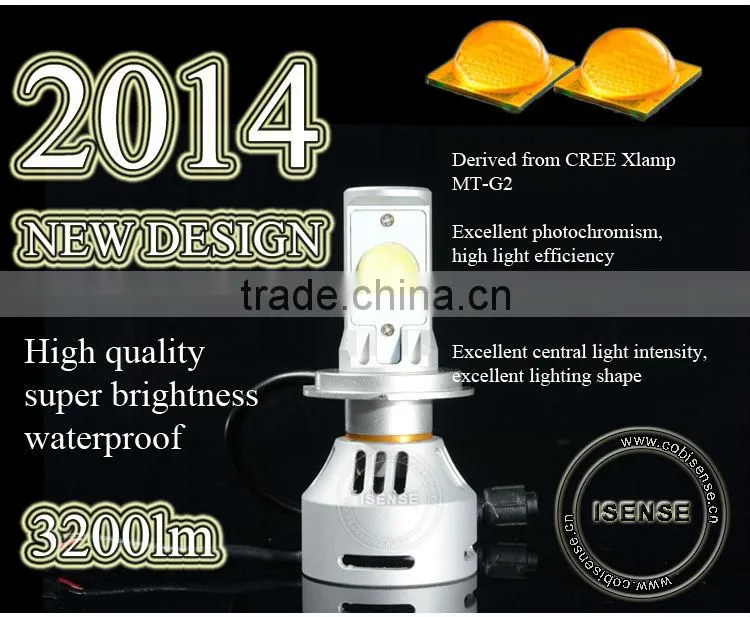 NEW PRODUCT 2PCS CREEs 1512 LED HEAD LIGHT H4