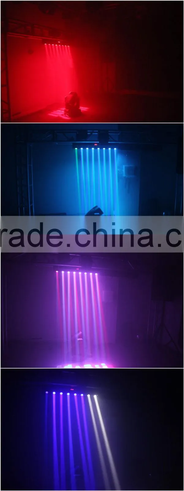 2014 New 8pcs 10W Eight head beam light /LED bar light