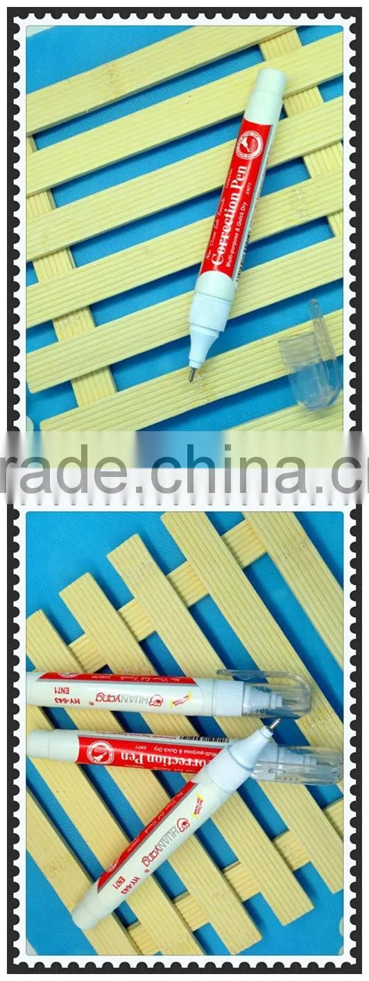 Fast drying correction pen liquid corrector fluid