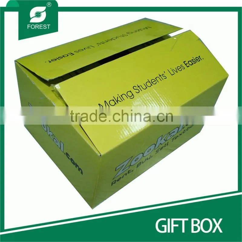LITHO PRINTING CORRUGATED GIFT BOX FOR PACKAING SCHOOL SUPPLIES