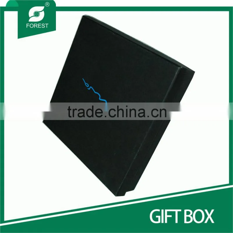 TWO PIECES HIGH QUALITY CHIPBOARD GIFT BOX FOR PACKING WATCH WITH CUSTOM SPOT UV VARNISHED LOGOS