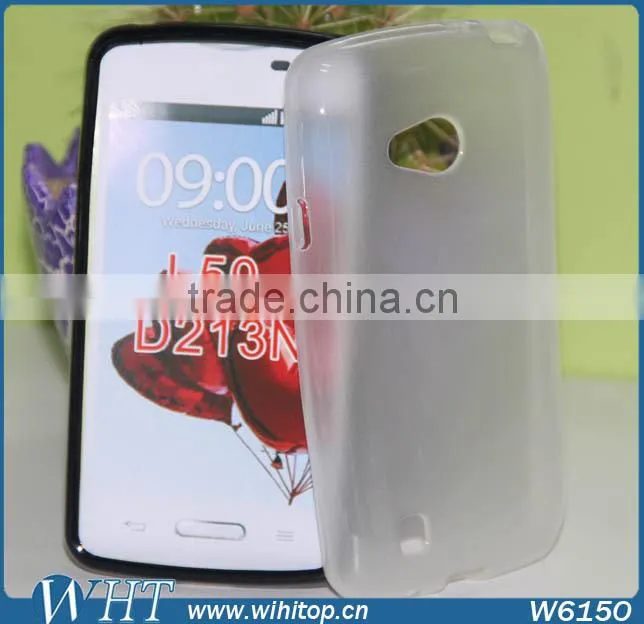 Blank Phone Case for LG L50, Soft TPU Case Clear Back Cover for LG L50 D213N