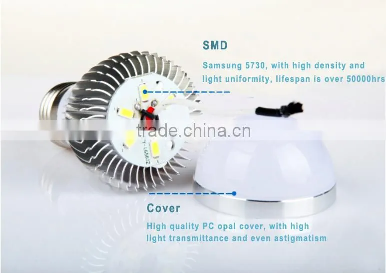 led bulb manufacturing plant CE RoHS dimmable 5w e27 negative ion led lamp