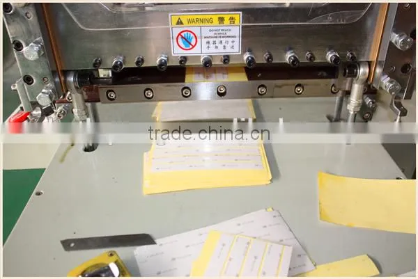 White Magnetic Labels die cutting machine ( die cutter)