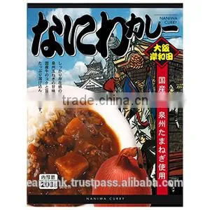 Retort curry sauce from Local kitchen 'Naniwa' curry (200g) from Kishiwada City, Osaka Prefecture