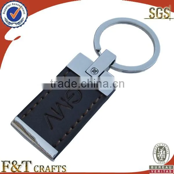 2013 new design promotional cute custom made leather keychains