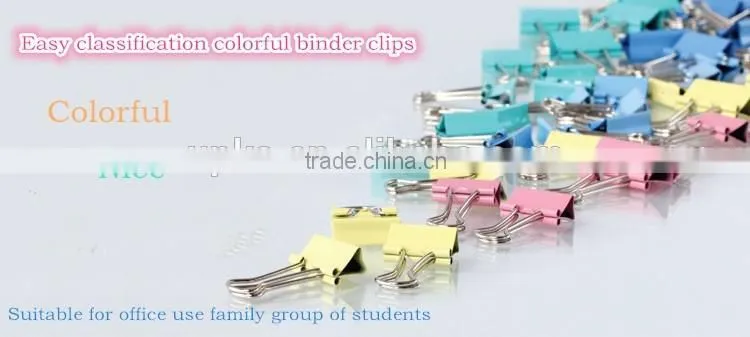 New spring colorful strong long tail Binder clips paper clips