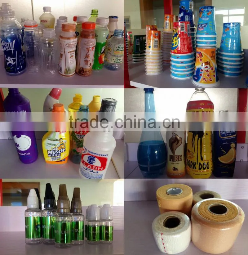 2015 hot sale automatic bottle shrink sleeve labeling machine