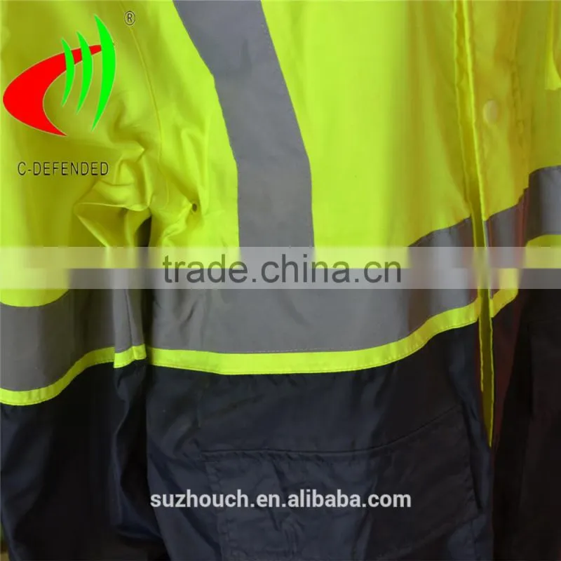 100% polyester reflective safety clothing for labour protection appliance