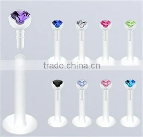 Lip Piercing Labret Tragus Bioflex Body Jewelry Wholesale