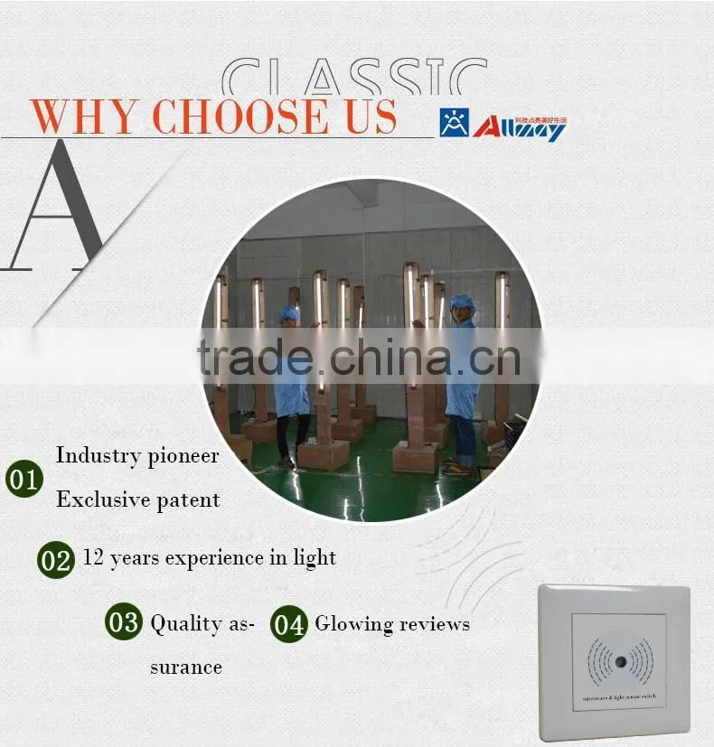3 years warranty led downlight with motion sensor dimmable sensor led downlight 10W 900lm LED downlight with sensor round led