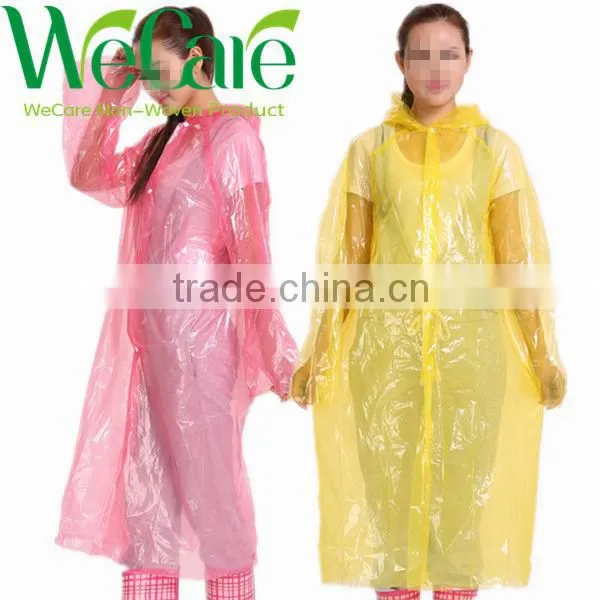 Promotional Plastic ball raincoat/rain poncho