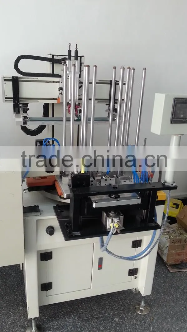 Automatic plastic ruler screen printing machine with dryer system GW-RUL-A