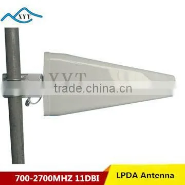 Outdoor wireless 4G LTE 11dbi LPDA flyaway antenna