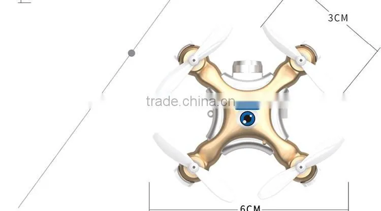2.4G RC Mini 4CH HD camera WIFI drone smallest quadcopter drone
