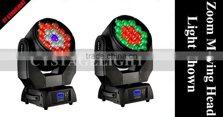Stage Led Light 19x15W Rgbw Zoom B Eye K10 Moving Head Dj Light