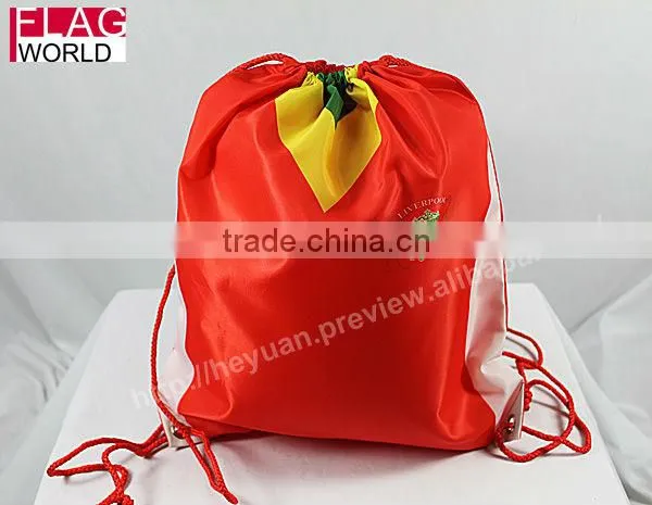 Polyester drawstring bag basketball bag