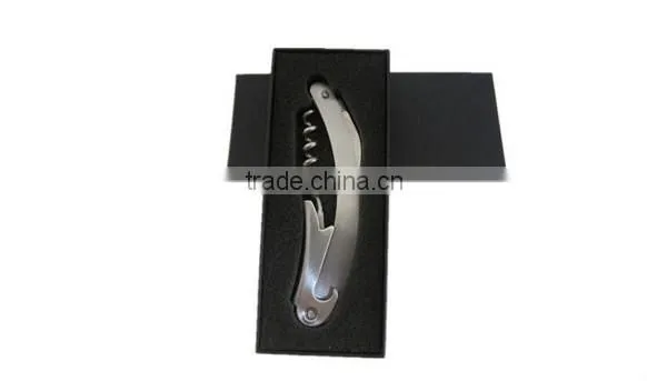 Metal Wine Corkscrew Bottle Opener with Knife