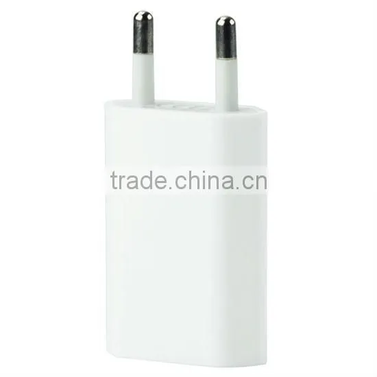 High quality single usb power charger 5v 1a ac wall charger usb for iphone