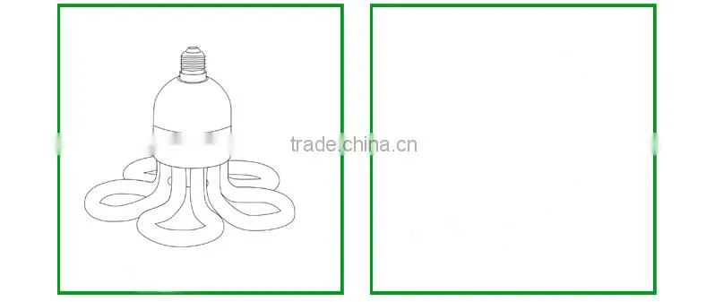75w T6 Glass Flower Lamp