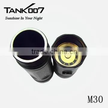 Mini led portable flashlight with magnet one 18650li-ion battery M30