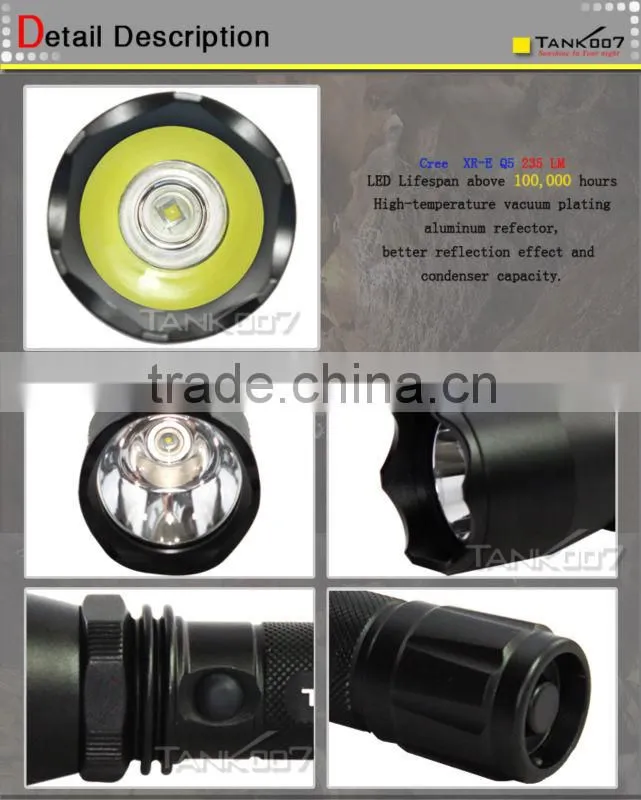 rechargeable led torch led police flashlight