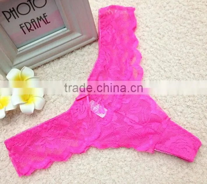 hot sexy women lace transparent g-string