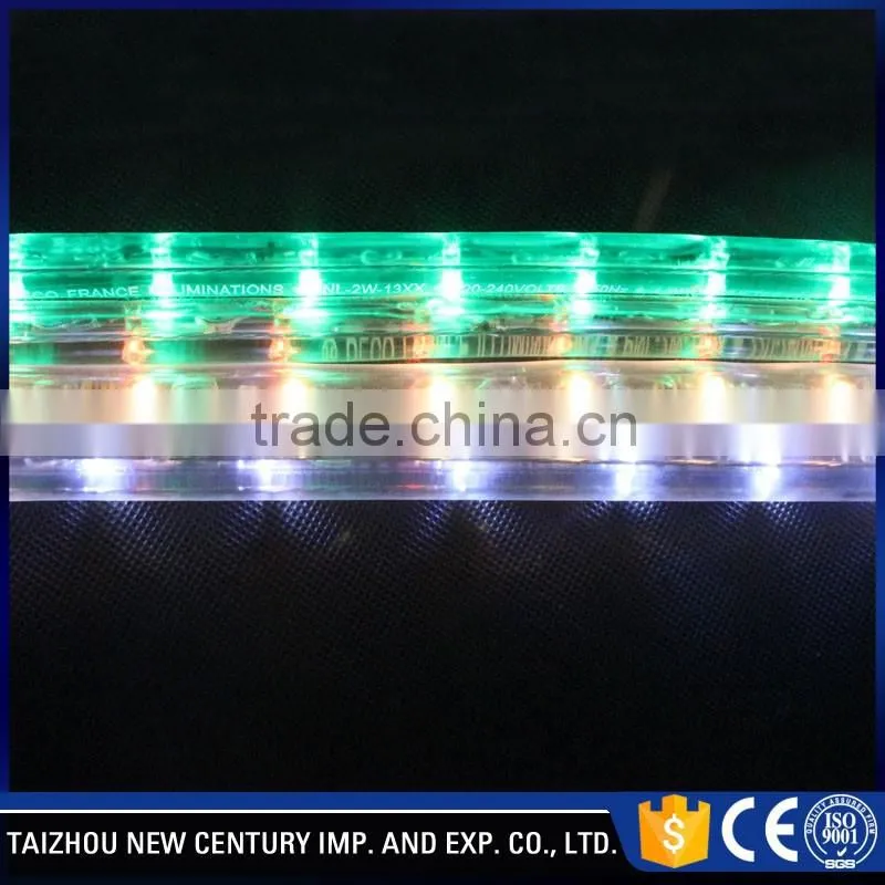 flash festival decoration led rope light 100m 12v 2wire
