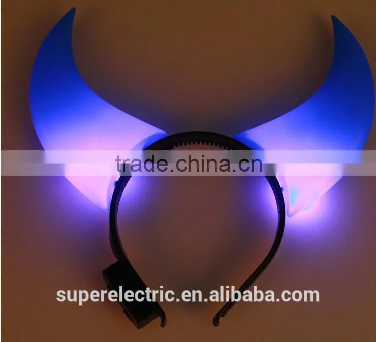 Professional design hair bands wholesale cheap light up led plastic hair band