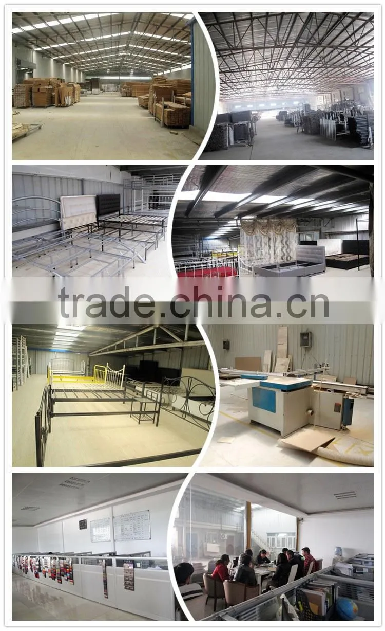 Hot sale modern bedroom furniture metal bed