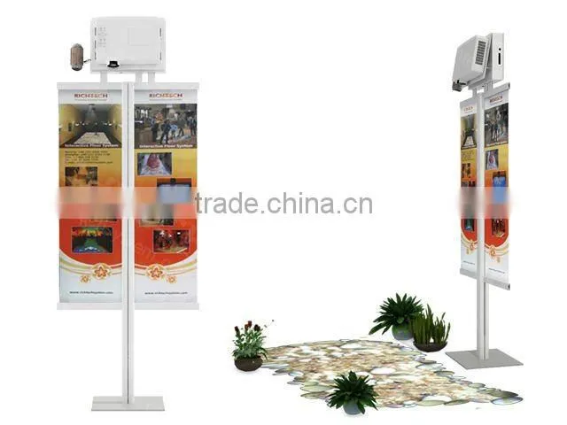 BEST BUY! RICHTECH amazing effects floor system with projector and mini PC