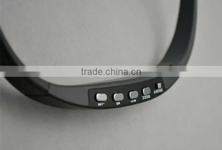 New bulk wireless headset earphone headphone sport mp3 player with FM radio