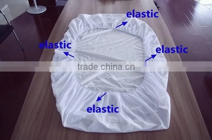Ultrasonic quilted hypoallergenic waterproof mattress protector
