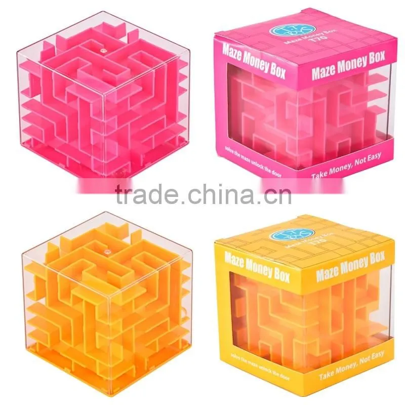 TTToys 2015 Newest Kids Educational Toys Plastic Maze Money Box