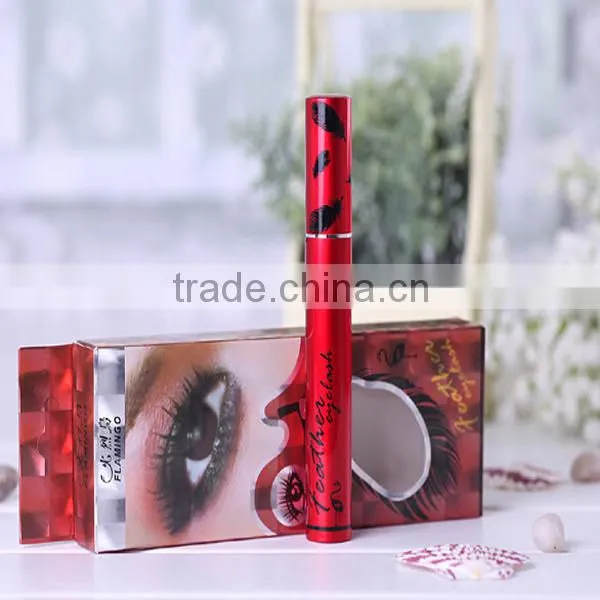 Hot New Flamingo mascara Black Color Lengthening Curving 3D fiber waterproof mascara