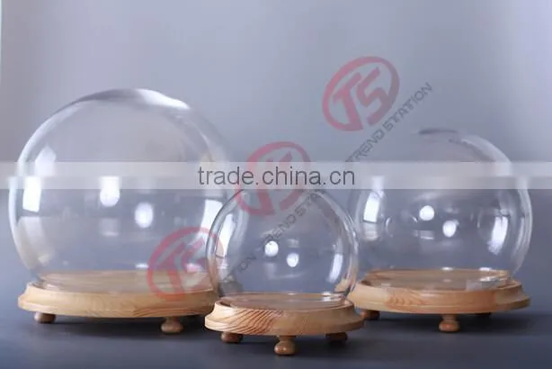wholesale decorative ball clear glass dome