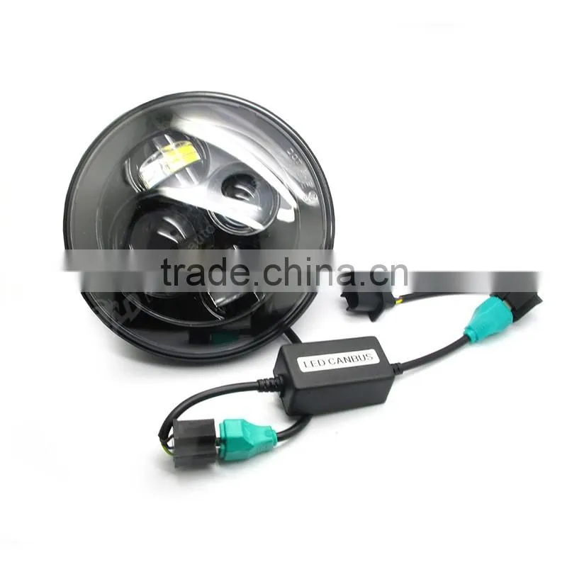 High quality 7'' jeep wrangler lamp led 7" car without angel eyes ring