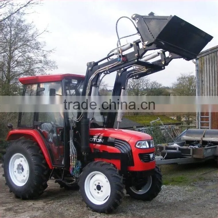 High quality TZ-4 55HP 4WD Foton Farm Tractor Front end loader for sale