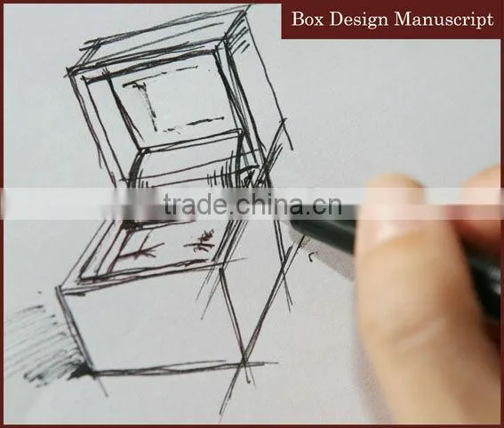 2015 new design solid wooden ring necklace earring box set