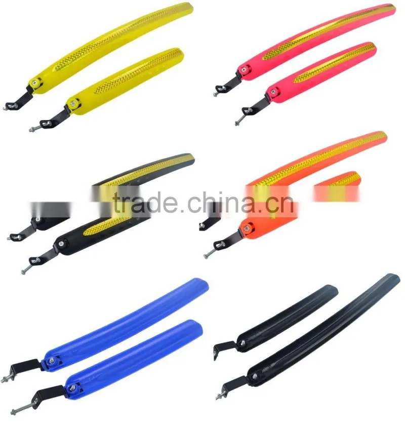 MTB bicycle mudguards 357 wholesale price fashionable lightweight durable plastic bicycle mudguards bicycle parts