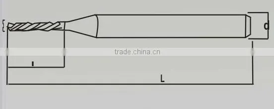 LZ0125 aluminum alloy titanium alloy Micro carbide left drill bit