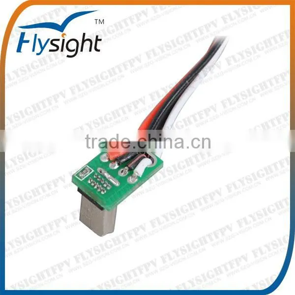 F125 Flysight Gopro3 Video Cable With USB For RC Helicopter airplane With Nitro Engine MJX