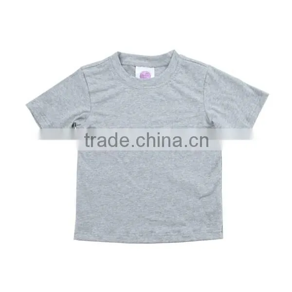 Kaiyo new design custom t-shirt boutique simple pure color round collar short sleeve baby t-shirt OEM factory direct sale kids