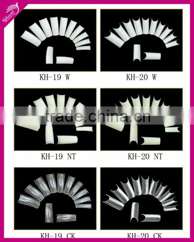 wholesale different styles of acrylic nail tips 70pcs 100pcs 200pcs 500pcs box