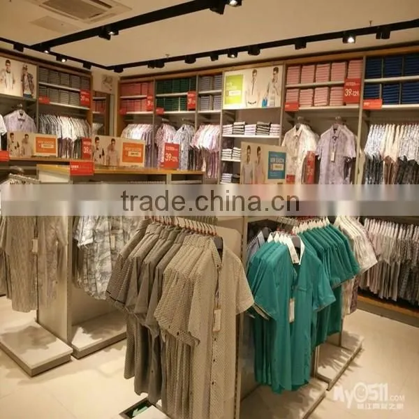 retail floor display stand for t shirts